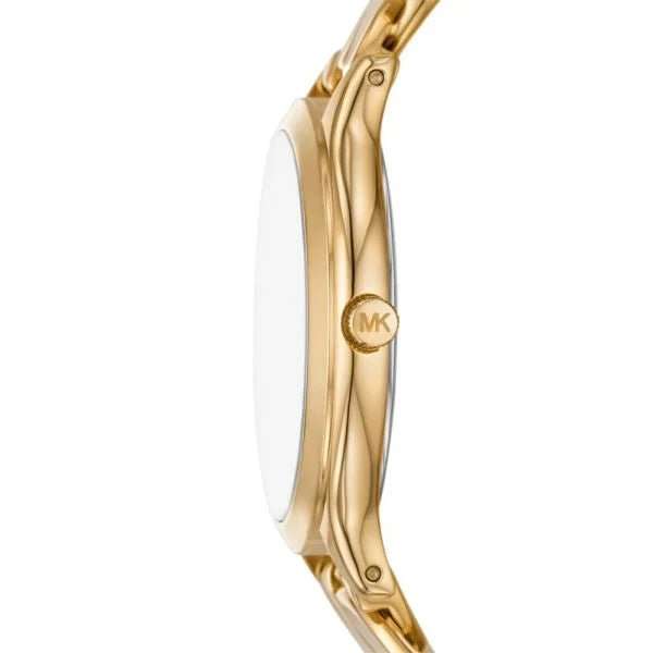 Michael Kors Runway Three-Hand Gold-Tone Stainless Steel Woman's Watch | MK7472