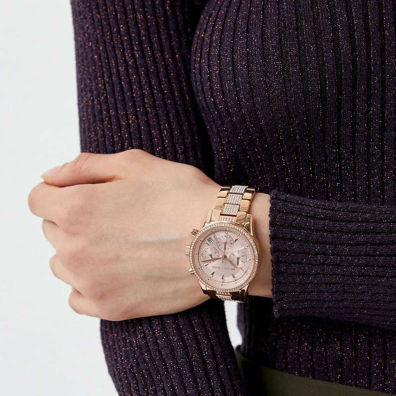 Michael Kors Bryant Rose Gold Women's Dress Watch | MK6485