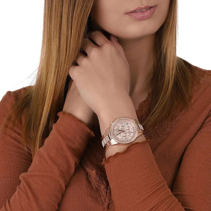 Michael Kors Bryant Rose Gold Women's Dress Watch | MK6485