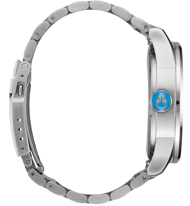 Nixon Stainless Steel Ombre Byron Blue Dial Unisex Watch | A3565309-00
