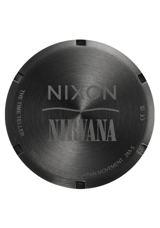 Nixon Black Nirvana Smiley Face Unisex Watch | A14195275-00