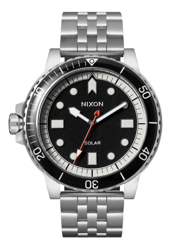 Nixon Stinger 44 Stainless Steel Black Dial Luminous Indices Unisex Watch |