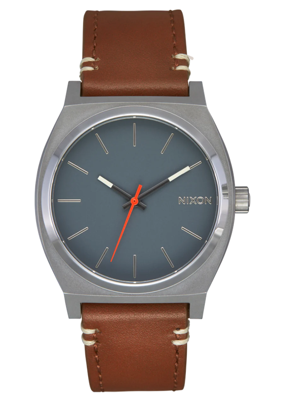Nixon Time Teller Leather Watch