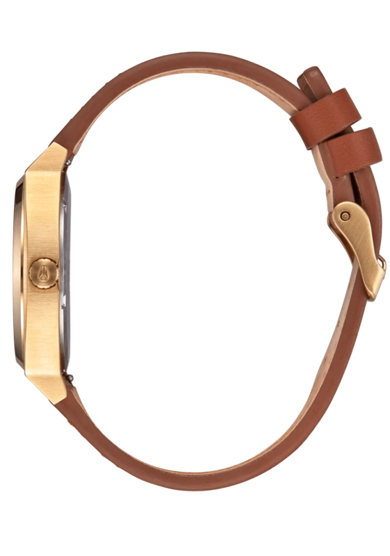 Nixon Time Teller Leather Watch