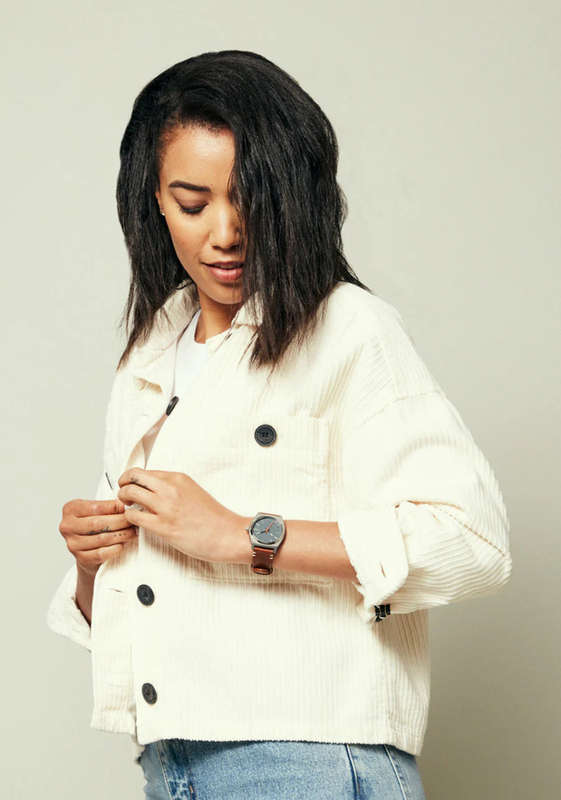 Nixon Time Teller Leather Watch