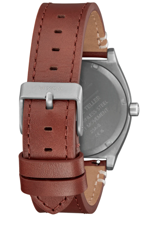 Nixon Time Teller Leather Watch