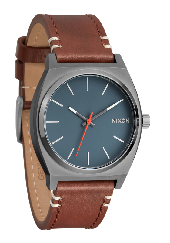 Nixon Time Teller Leather Watch