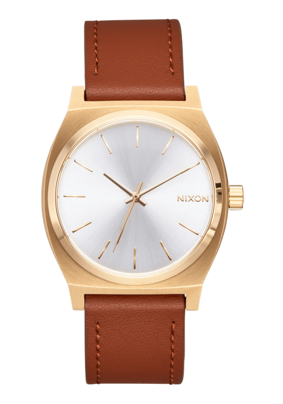 Nixon Time Teller Leather Watch