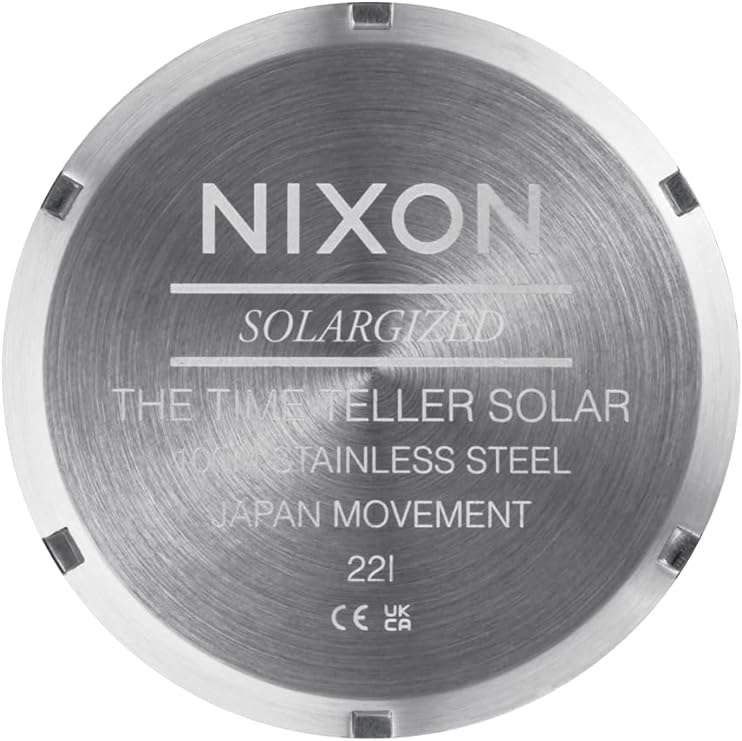 Nixon Time Teller Solar Powered Men's Watch | A13695201-00