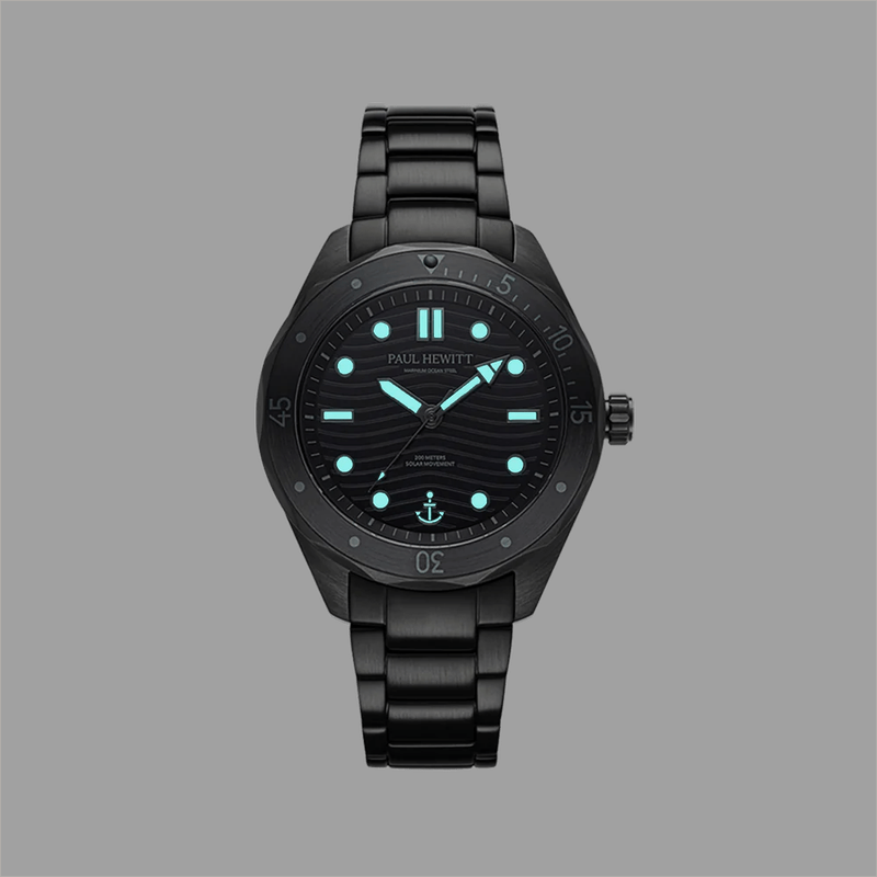 Paul Hewitt Ocean Diver Black Men's Watch | PH-W-0329