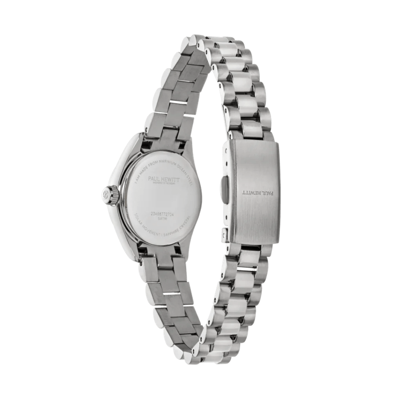 Paul Hewitt Petit Soleil Round Watch Silver Woman's White |PH-W-1181