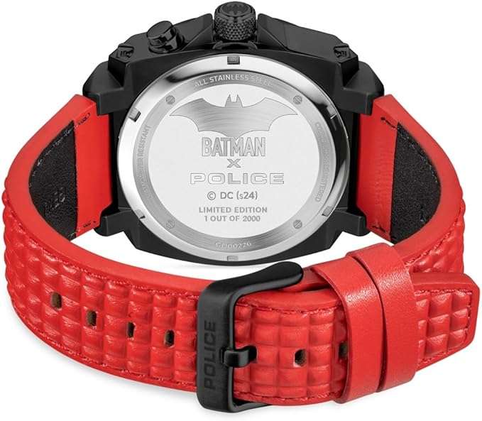 Police Limited Edition Red Batman Men's Watch | PEWGD0022604