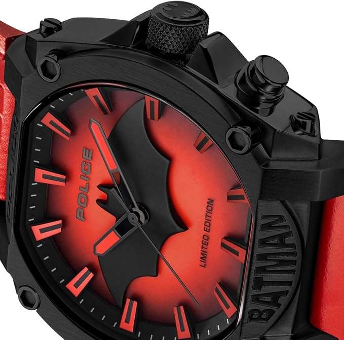 Police Limited Edition Red Batman Men's Watch | PEWGD0022604