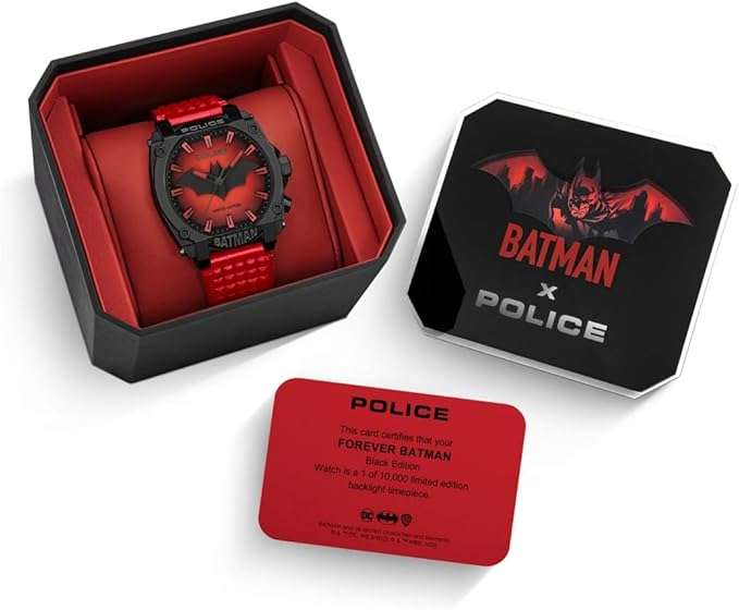 Police Limited Edition Red Batman Men's Watch | PEWGD0022604