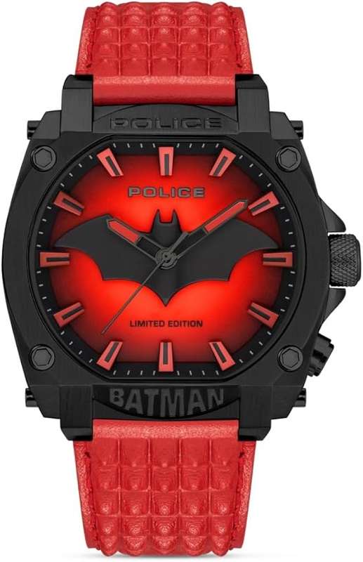 Police Limited Edition Red Batman Men's Watch | PEWGD0022604