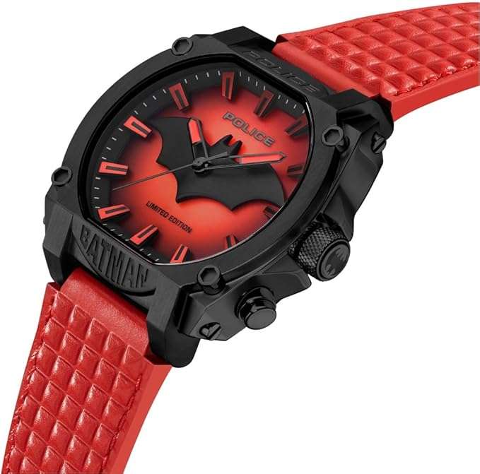 Police Limited Edition Red Batman Men's Watch | PEWGD0022604