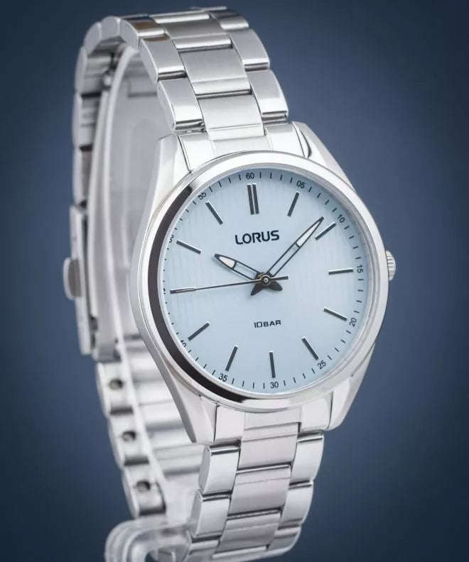 Lorus Stainless Steel Light Blue Dial Women's Watch | RG209WX9
