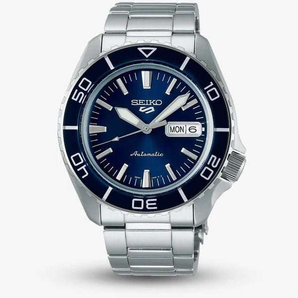 Seiko 5 Sports Bluetone Redux Stainless Steel Men's Watch | SRPK97K1