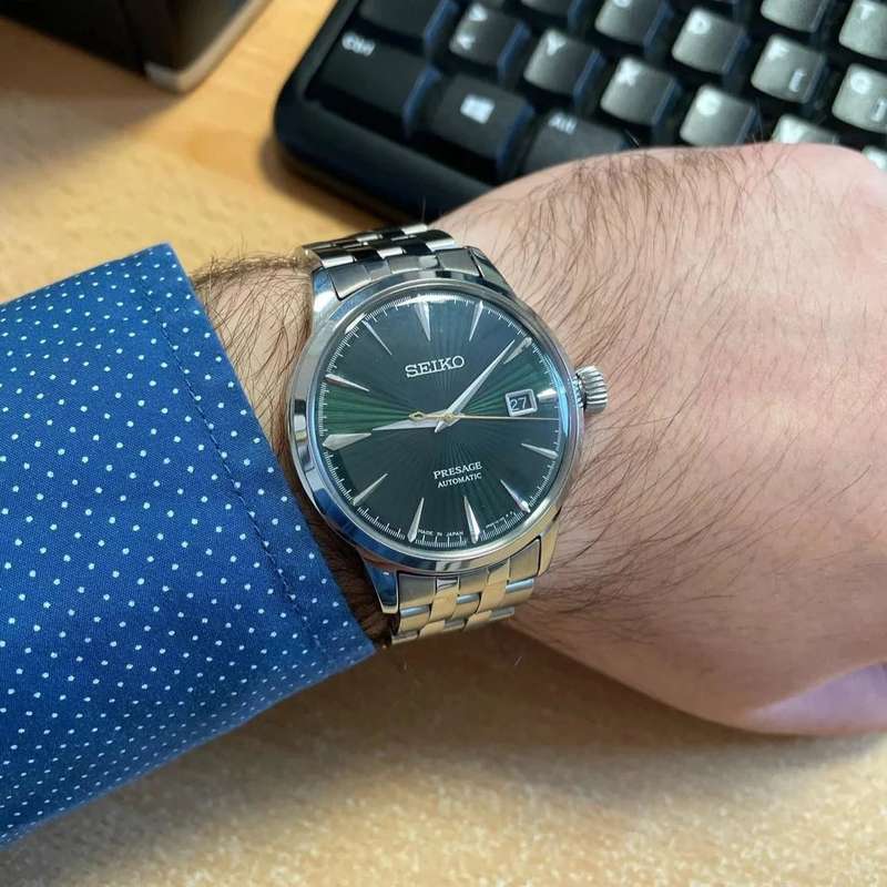 Seiko Presage Cocktail Mockingbird Men's Dress Watch | SRPE15J1