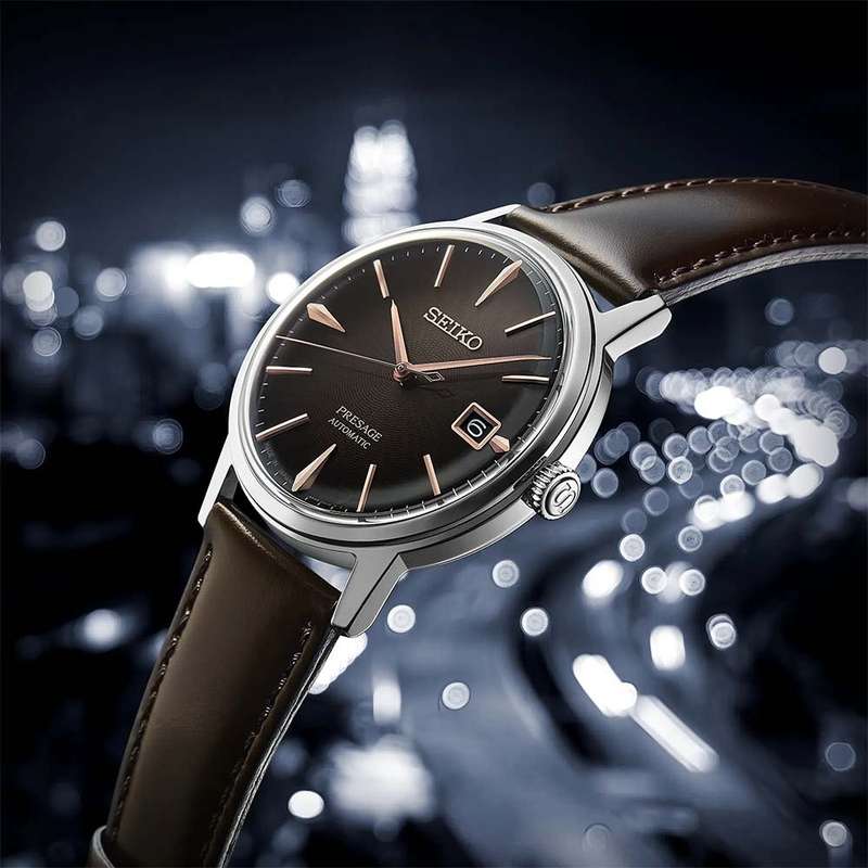 Seiko Presage Cocktail Time The Irish Coffee Men's Watch | SRPJ17J1
