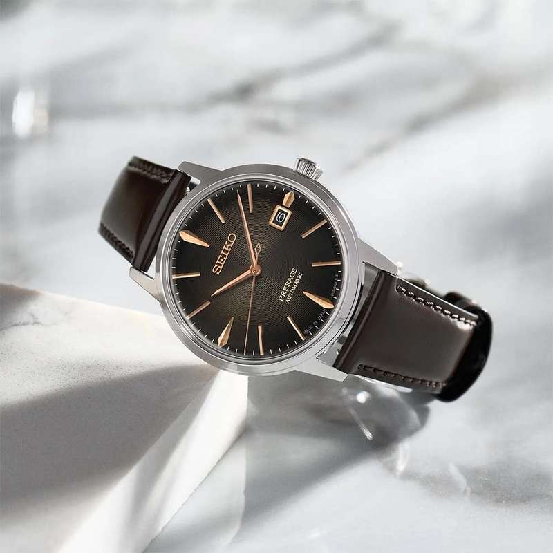Seiko Presage Cocktail Time The Irish Coffee Men's Watch | SRPJ17J1