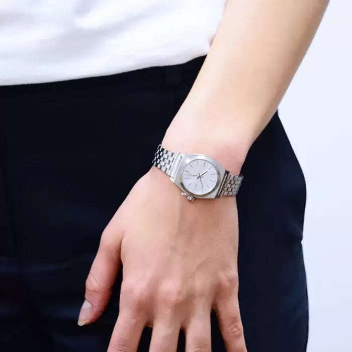 Nixon Small Time All Silver Women's Watch | A3991920-00