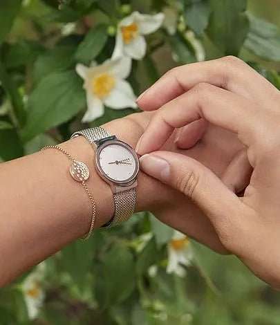 Skagen Freja Silver Round Stainless Steel Mesh Women's Watch | SKW2699