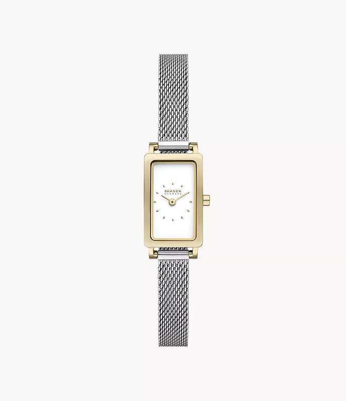 Skagen Hagen Micro Two-Hand Gold Stainless Steel Woman's Watch