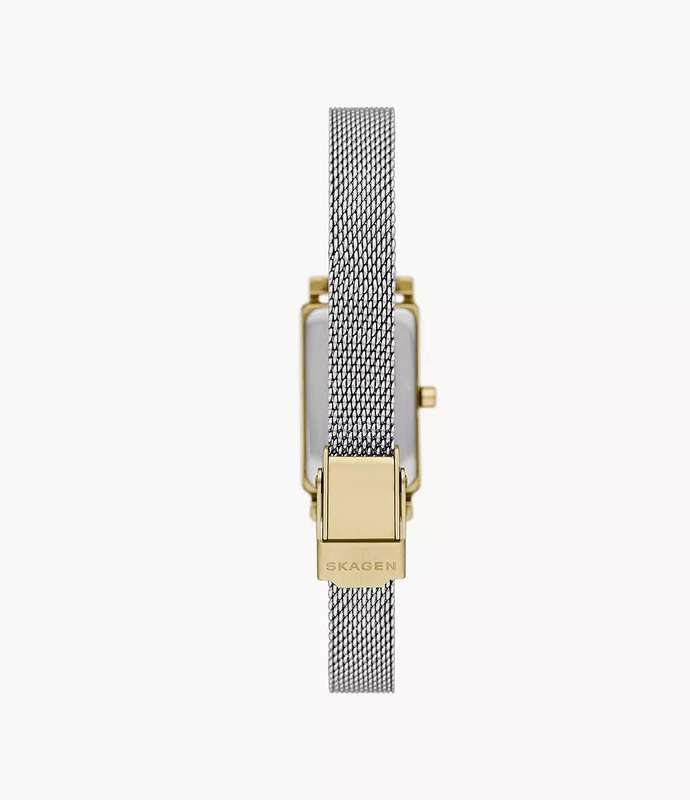 Skagen Hagen Micro Two-Hand Gold Stainless Steel Woman's Watch