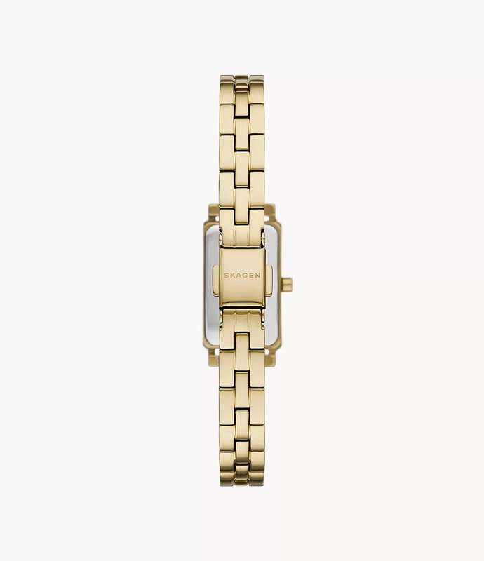 Skagen Hagen Micro Two-Hand Gold Stainless Steel Woman's Watch