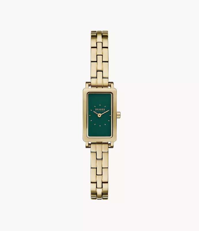 Skagen Hagen Micro Two-Hand Gold Stainless Steel Woman's Watch