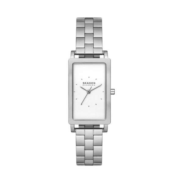 Skagen Hagen Three-Hand Silver Stainless Steel Bracelet Women's Watch | SKW3130