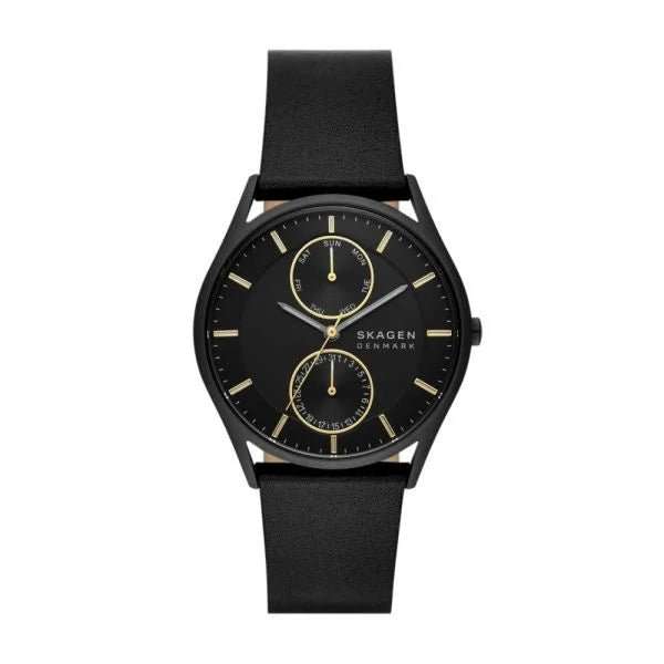Skagen Holst Multifunction Black Stainless Steel Men's Watch | SKW6911