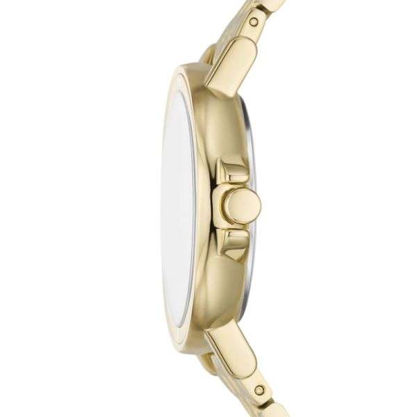 Skagen Signatur Lille Sport Three-Hand Date Gold Stainless Steel Women's Watch | SKW3135