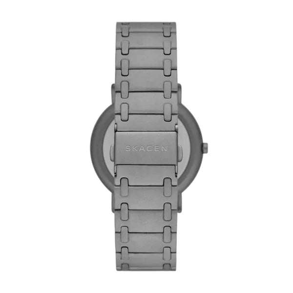 Skagen Signatur Three-Hand Charcoal Stainless Steel Bracelet Men's Watch | SKW6913