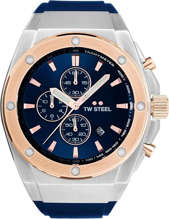 TW Steel Chronograph Blue Dial Unisex Watch | CE4105