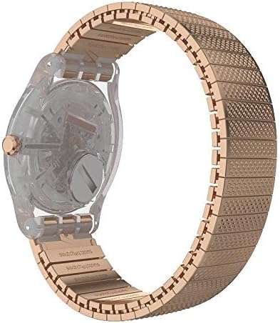 Swatch Analogue Quartz with Stainless Steel Strap Women's Watch | SUOK134