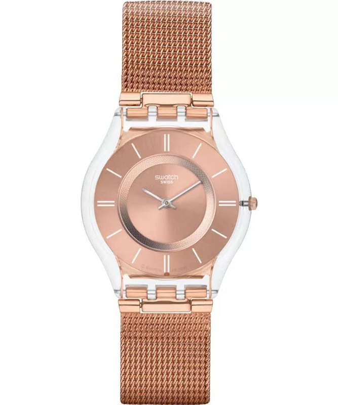 Swatch Hello Darling Rose Gold Stainless Steel Woman's Watch | SS08K104M
