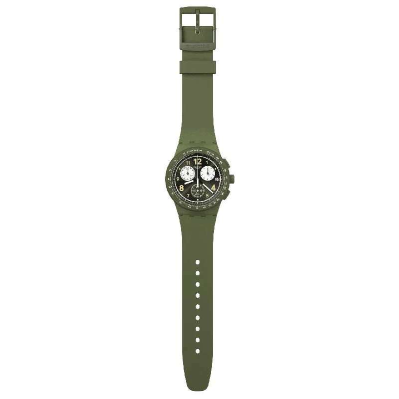 Swatch NOTHING BASIC ABOUT GREEN Men's Watch | SUSG406