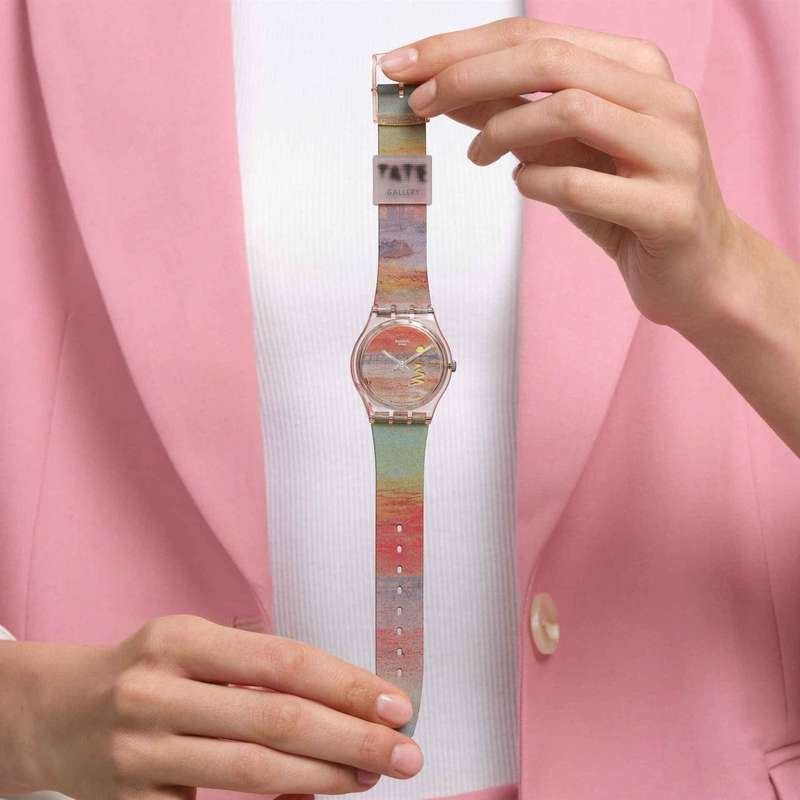 Swatch - Turner's Scarlet Sunset Unisex Watch | SO28Z700
