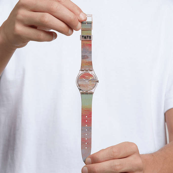 Swatch - Turner's Scarlet Sunset Unisex Watch | SO28Z700