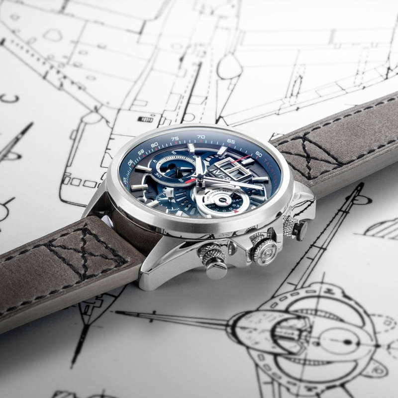 AVI-8 Hawker Harrier Matador Chronograph Marine Grey Men's Watch | AV-4065-04