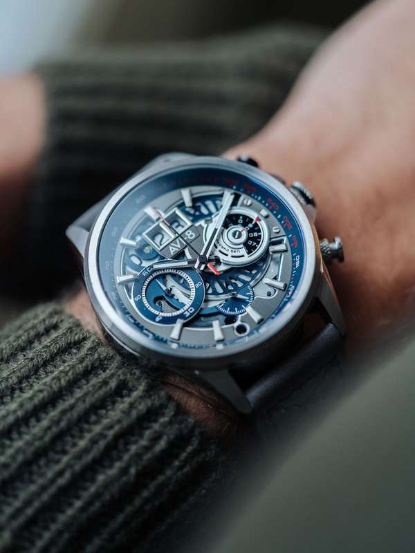 AVI-8 Hawker Harrier Matador Chronograph Marine Grey Men's Watch | AV-4065-04
