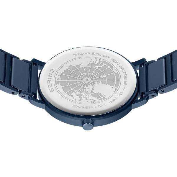 Bering Ceramic Matt Blue Women's Dress Watch | 18531-797