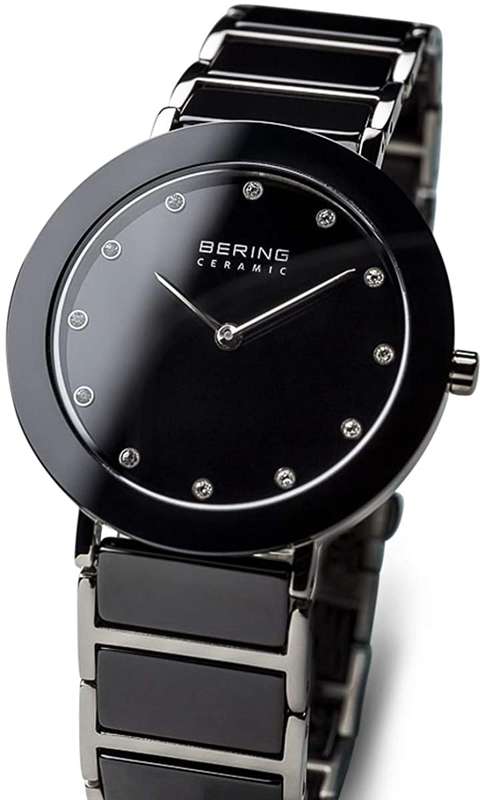 BERING Ceramic Quartz Silver Stainless Women's Watch | 11435-749