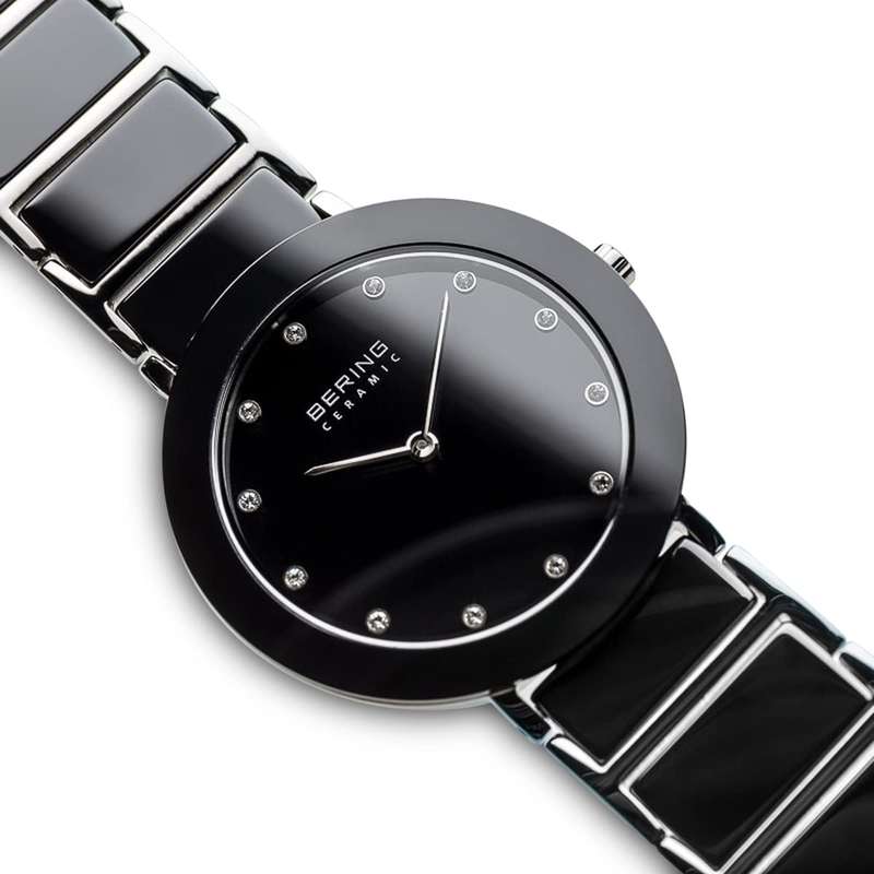 BERING Ceramic Quartz Silver Stainless Women's Watch | 11435-749