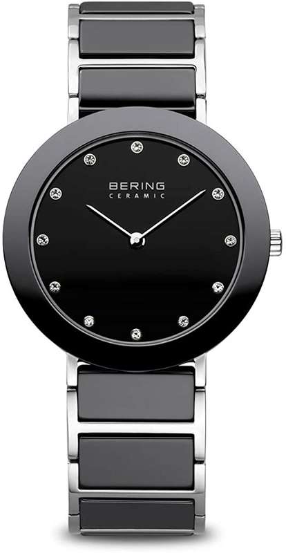 BERING Ceramic Quartz Silver Stainless Women's Watch | 11435-749
