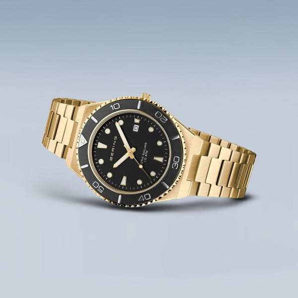 Bering Classic Polished/brushed Gold Men's Watch | 18940-732