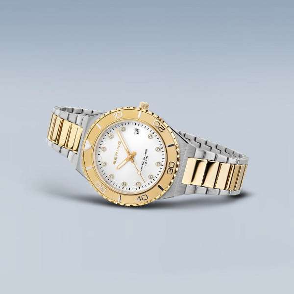Bering Classic Polished/brushed Silver/Gold Women's Watch | 18936-710