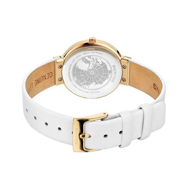 Bering Classic White and Gold Classic Quartz Women's Watch | 14531-630